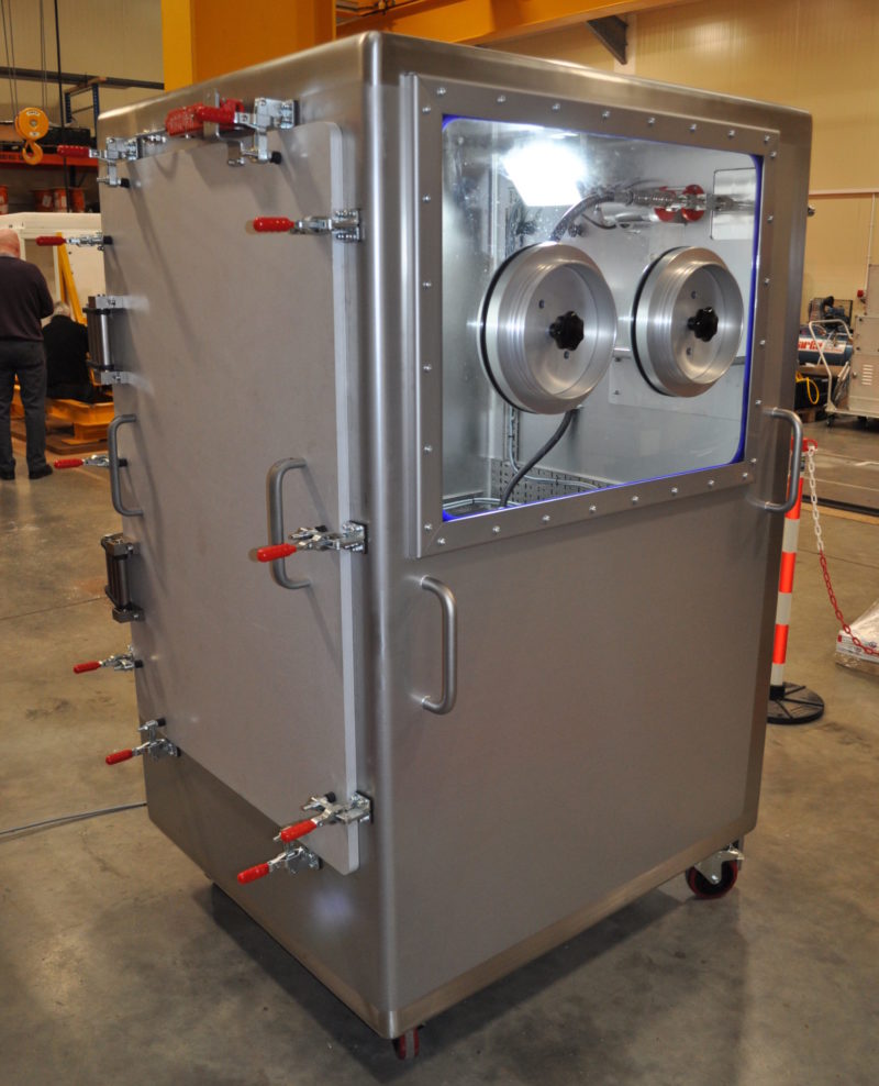 Drum Filling Station Enclosure Cyclife Aquila Nuclear EDF Group